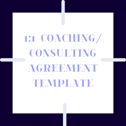 1:1 COACHING/CONSULTING CONTRACT TEMPLATE