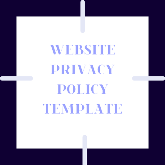 WEBSITE PRIVACY POLICY TEMPLATE